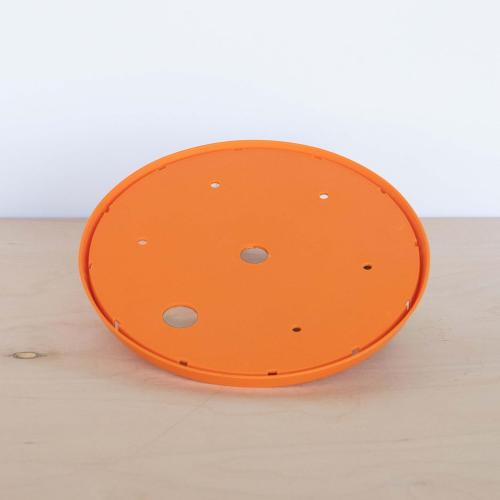 Bloem Ups-A-Daisy 15 Round Planter Pot Lift Insert,1 Pack | Soil-Saving, Durable Resin Disks for Bulky Garden Planters and Pots | Drainage Holes
