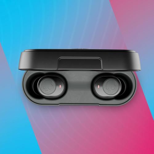 Damage box, Skullcandy Jib True 2 Wireless Earbuds, Bluetooth Headphones, Up to 33 Hours Battery with Charging Case, Noise Isolating Fit, Sweat and Water Resistant, Microphone for iPhone Android - True Black