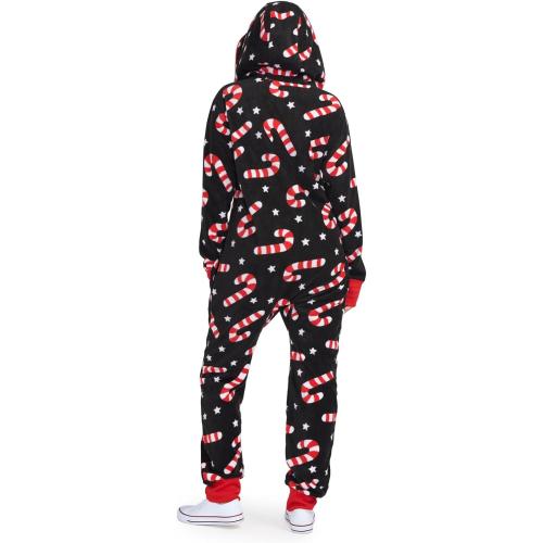 Size L Tipsy Elves Christmas Onesies for Adults - Comfy Jumpsuit