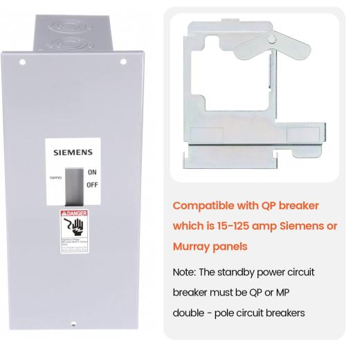 Haoguo Generator Standby Power Mechanical Interlock, Compatible with Siemens ECSBPK02 Generator, SPSS Corrosion-resistant Material(2pc)