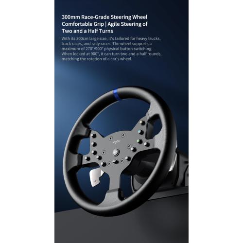 PXN-V99 Racing wheel Steering wheel 3.2nm force feedback gaming racing wheel 270/900 Dismantle with Hall magnetic induction pedal, 6 1 gear shift rod gaming steering wheel for pc/ps4/Xbox one/X-Series X/S