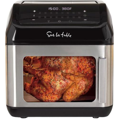 Sur La Table Multi-Function Air Fryer, Left Hinge Door, 8-in-1 Cooking Functions, Fits a Whole Chicken, 13 Qt ‼️has stains ‼️and may come with missing or broken pieces ‼️