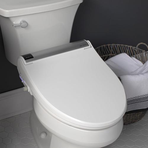 Bio Bidet BB2000 Luxury Electric Bidet Seat with Warm Water Wash & Air Dryer, Heated Seat, Remote Control & Deodorizer, Round