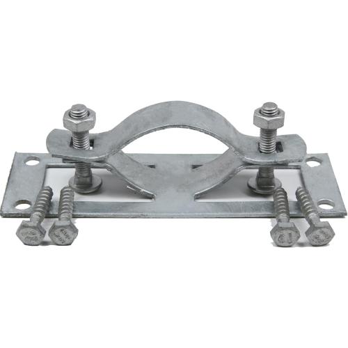 2-3/8 Fence Bracket SupConn (12Pcs), Steel to Wood Fence Brackets,Fence Brackets for Metal Posts,Metal Fence Post Brackets - Fence Post Repair (Include Screws)