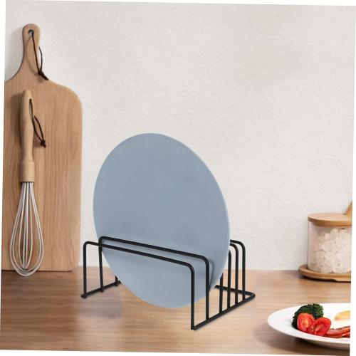 2pcs Kitchen Pot Rack Holder Dish Drying Rack Container Lid Organizer Pan Cover Bakeware Storage