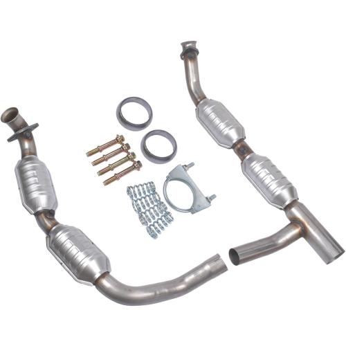 Y Pipe Catalytic Converter 50493 Replacement for Ford E-150 E-250 E-350 Super Duty 5.4L 2005-2008 AKWH