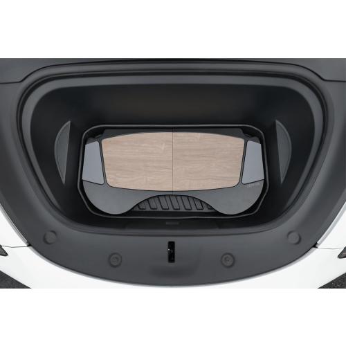 Jowua Foldable Car Tray for Tesla Model 3, Model Y, Model X, Model S, Premium Materials, Store in The Model 3/Y Front Trunk.