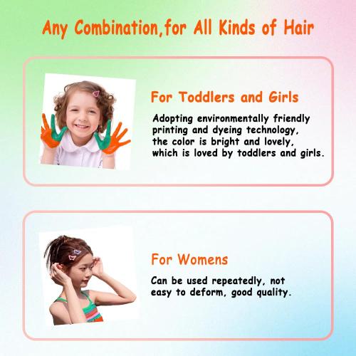 Multicolor 120Pcs Hair Clips for Girls,Non Slip Metal Snap Hair Clips for Kids Star & Butterfly hair accessories (4 Styles and 15 Assorted Colors)