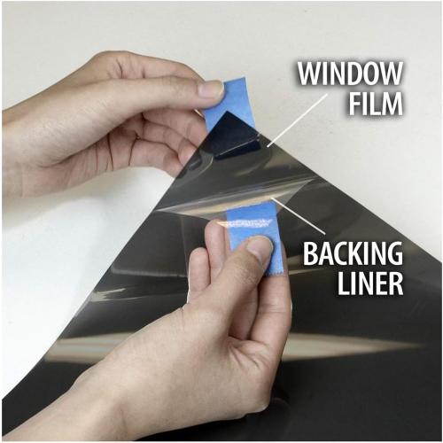 BDF NA35 Window Film Sun Control and Heat Rejection Natural Black 35 (Medium) - 24in X 24ft