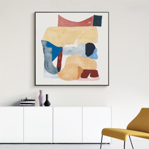 BGHIFEE Canvas Floater Frames for Canvas Art 0.8inch Depth Frames for Canvas Painting Floating Frame Plastic Floater Frame for Canvas Prints (Black, 8 x 10 inch)