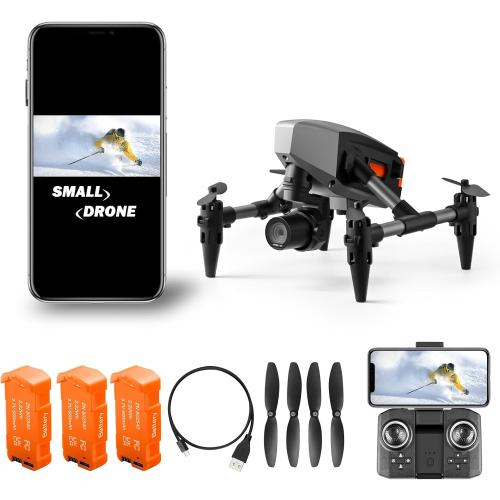 XD1 Foldable Drone with Dual Camera & Optical Flow Positioning - 1080P HD RC Quadcopter for Adults/Beginners, 3-Section Battery, Indoor/Outdoor Aerial Photography, FAA Certified