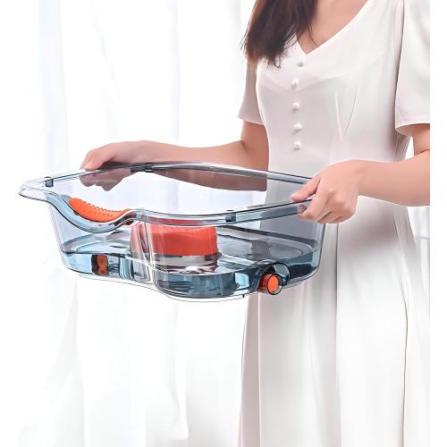 Hair Washing Basin for Bedridden - Portable Shampoo Bowl and Basin at Home for the Elderly - Hair Washing Tray for Seniors and Disabled Patients in Bed