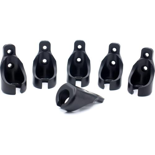 Universal Bungee Kit Parts for Sun Shades, Blackout Roller Up Blinds(Black, 6 Circle Receiver)