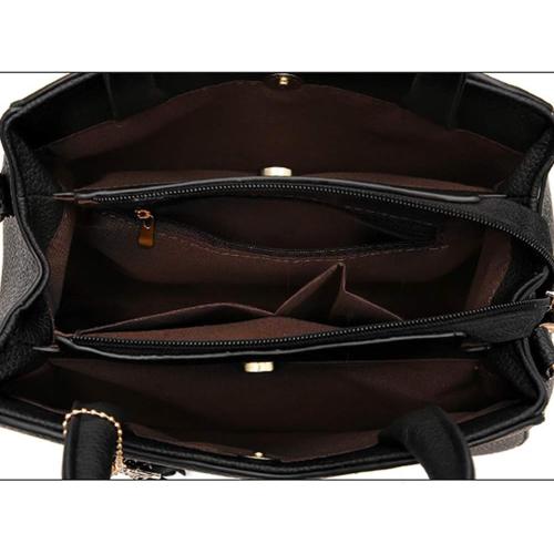 ZiMing Stylish Handbags Women Satchel Bag Top Handle Purse Medium Tote Bag Crossbody Bag Ladies Faux Leather Shoulder Bag