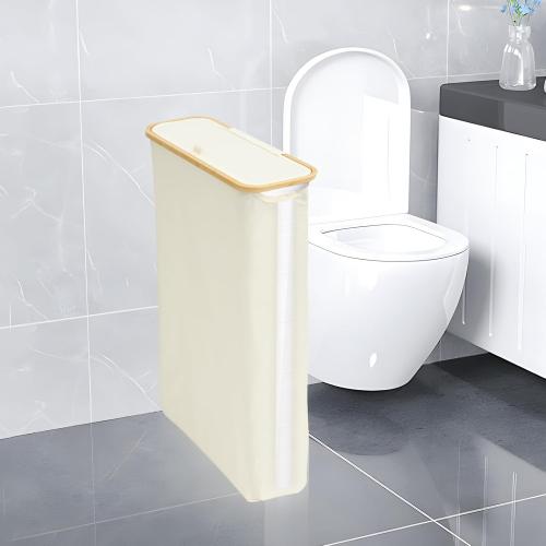 Toilet Paper Storage, Large Capacity Bin for 24 Rolls, Toilet Paper Basket Organizer Basket, Bathroom Roll Holder Stand Bathroom Accessories Organizer (White)