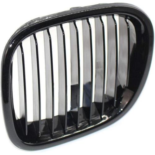 Pair for 1996-2002 BMW Z3 Convertible/Coupe 2-Door Grille, Gloss Black ABS Replacement Car Grille