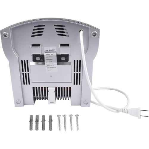 1800W Commercial Hand Dryer, Automatic Electric Hand Dryer, Noise Reduction High Speed Hand Air Dryer for Commercial & Household, Silver Mixizap