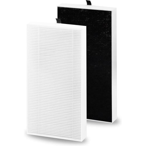 2 Pack Dual Action HEPA-Type Air Purifier Filter Replacement for Febreze and Honeywell U Filter, Repalce FRF102B and HRF201B, FHT170, FHT180, FHT190, HHT270W & HHT290 Series Air Purifier by Funmit