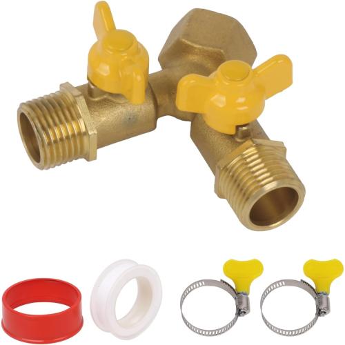 1/2 BSPP Male Y Ball Valve, 601 Steel Handle Single-port Gas Valve