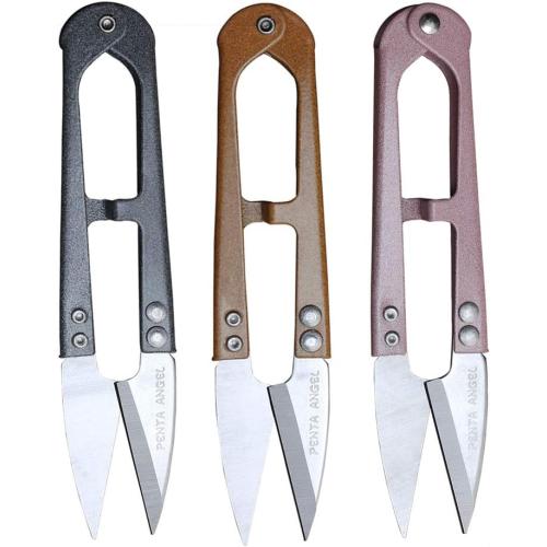 Penta Angel 4.1inch Sewing Scissors Yarn Thread Scissors Mini Small Snips Trimming Nipper - Great for Stitch,DIY Supplies (3PCS, Multicolor)