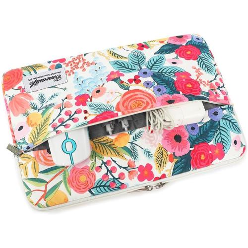 Canvaslife Garden Rose Waterproof Patten Laptop Sleeve 14 inch 14.0 inch Laptop case Bag