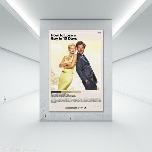 VALKEM How to Lose A Guy in 10 Days Movie Poster Vintage Minimalist Poster 90s Canvas Wall Art Room Aesthetic Decor Posters 12x18inch(30x45cm), Unframe-style-6