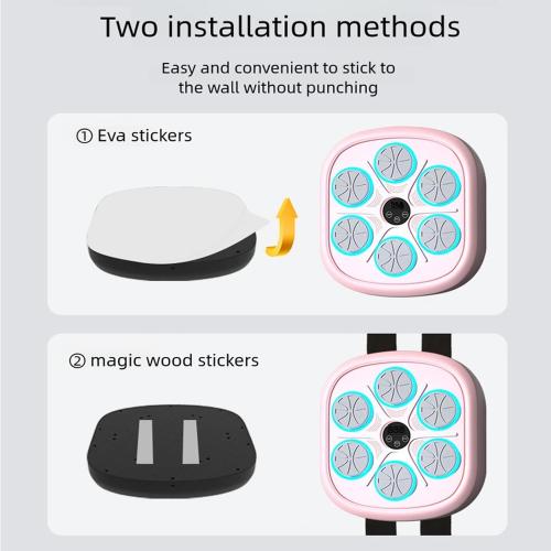 Upgraded version of smart music boxing machine Speed Adjustment Boxing Training Equipments with Boxing Gloves for home adults and children wall target striker reaction indoor electronic target