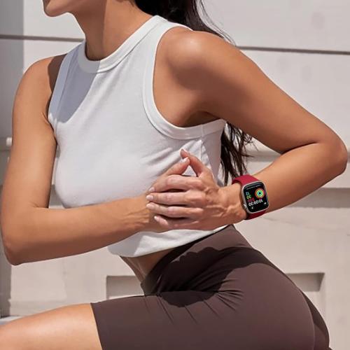 Maledan 6 Pack Bands Compatible for Apple Watch Band 38mm 40mm 41mm 42mm 44mm 45mm 46mm 49mm Women Men, Soft Silicone Sport Band Strap for iWatch Apple Watch Series 11 10 9 8 7 6 5 4 3 2 1 SE Ultra