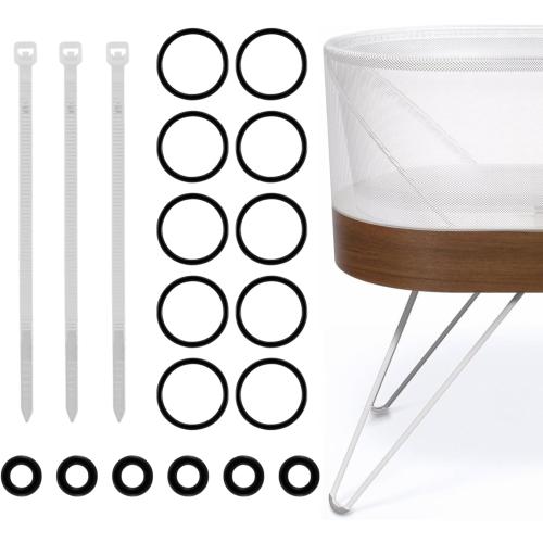 16PCS O-Type Kit for Snoo, with 3PCS Cable Ties Compatible with SNOO Smart Sleep Cradle