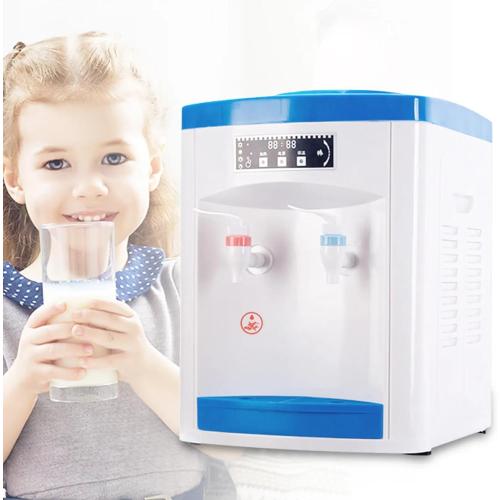 Top Loading Water Cooler Dispenser, Countertop 5 Gallon Hot Cold Water Dispenser for Home and Office, White