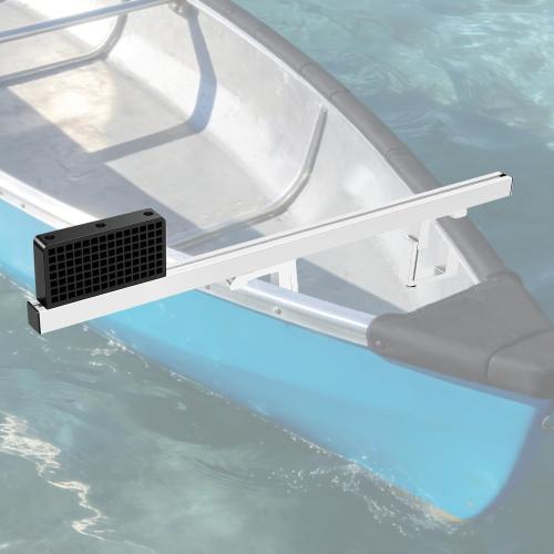 (Missing mount)  hCanoe Trolling Motor Mount Bracket & Fishing Accessories Mount Platform for Canoe (Single Bracket(C-Type Fixtures Installation))