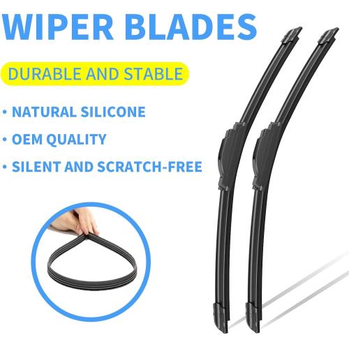 22 20 Silicone Wiper Blades Replacement For Toyota Tacoma 2017-2023
