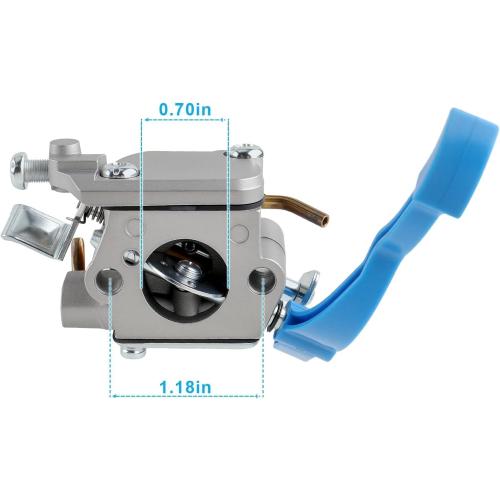 125BX Carburetor for Husqvarna 125B Blower 125BX 125BVX 590460102 545081811 Handheld Leaf Blower with 125B Tune UP Kit 545112101 Air Filter Fuel Line Kit