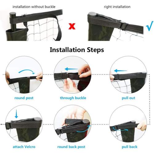 Aoneky Mini Portable Tennis Net for Driveway - Kids Soccer Tennis Net - Pickleball Net