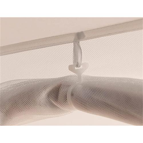 CdyBox Folding Mosquito Net Tent Canopy Curtains for Beds Home Bedroom Decor (Gray, 1.8X2.0m)