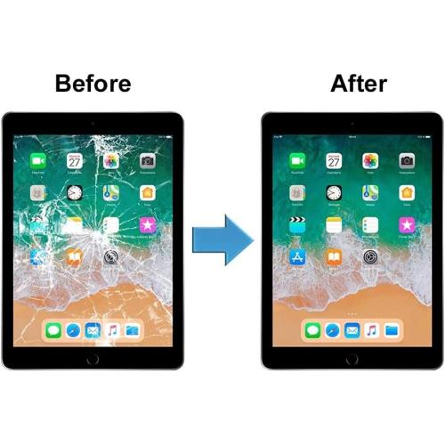 for iPad 9 (9th Gen 2021) A2602 A2603 A2604 A2605 Screen Replacement Glass Touch Digitizer Repair Kit with Home Button & Tools - Only for iPad 9 9th Generation