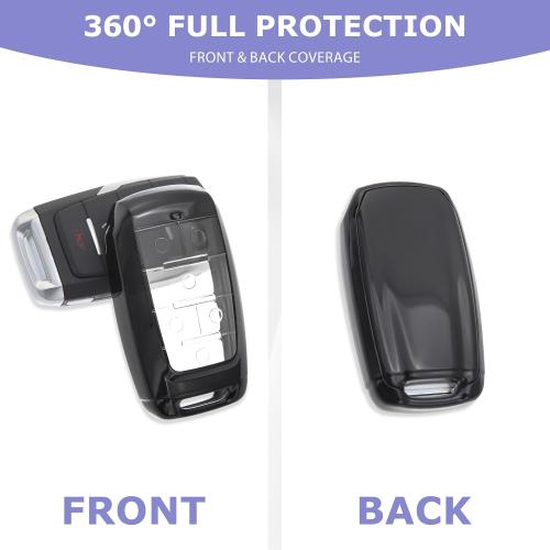 2-Pack for RAM Key Fob Cover Transparent Case Accessories
