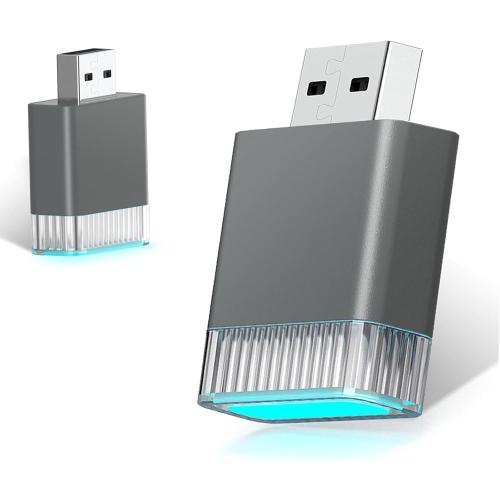 Mini Wireless Carplay Adapter for Apple iPhone,Plug and Play Easy Setup Automatic Reconnect,Convert Wired to Wireless Carplay Adapter Dongle,for Car Play 2016  & iPhone iOS 10  (USB A) Grey01