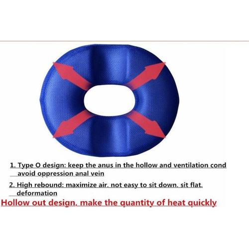 Best to Buy Memory Foam Donut Ring Comfort Foam Medical Seat Cushion for Hemorrhoid, Sciatic Nerve, Pregnancy Tailbone Pain (Black)