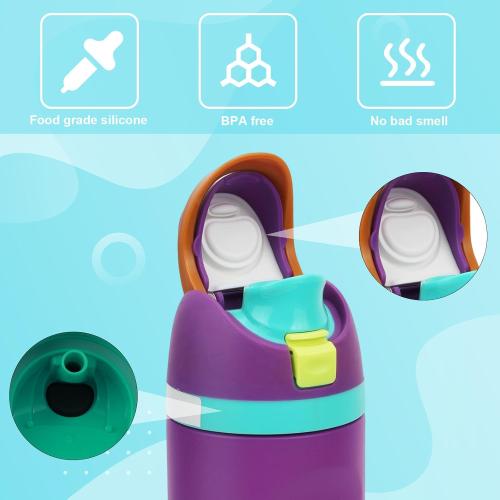 BOXOB 3pcs O Seal Ring & 3pcs Silicone Stoppers for Owala Freesip Cap, Silicone Water Bottle Top Lid Gasket Replacement Parts BPA-Free Sealing Accessories for Owala Freesip 24/32oz (Color 2)