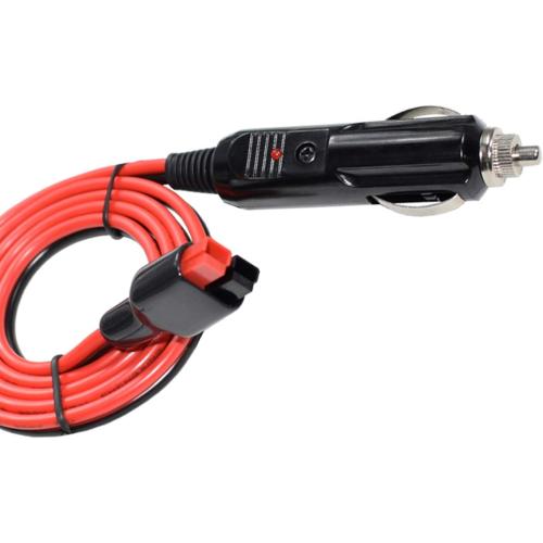 15A Car Cigarette Lighter Plug 3.3ft/1m Extension Cable14AWG Battery Charger Adapter 45A Connector Compatible with Anderson Powerpole