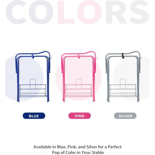 Tackmore Freestanding Saddle Rack Accommodates English Western Saddles Lightweight Foldable Space Saving Saddle Stand
