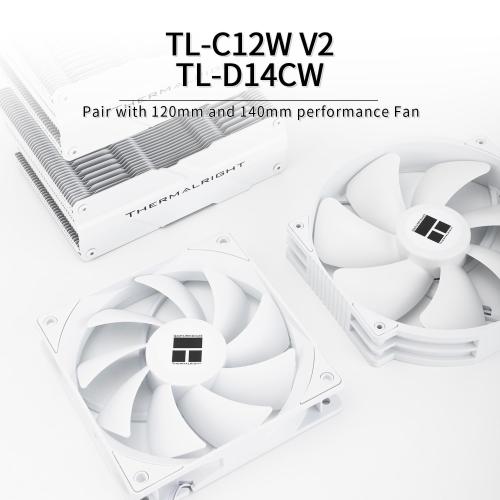 Thermalright Peerless Assassin 140 White CPU Cooler, 6 Heat Pipes AGHP Technology,Dual PWM Fans with 1500RPM Speed, Double Towers Cooler,for AM5/AM4&Intel LGA 1700/1851/1150/1151/1200,PC CPU Cooling