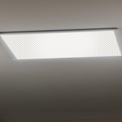 Frienda 4 Pcs Fluorescent Light Covers Replacement Flat Clear Prismatic Acrylic Ceiling Light Cover Panels(22.5 x 46.5: x 0.1)