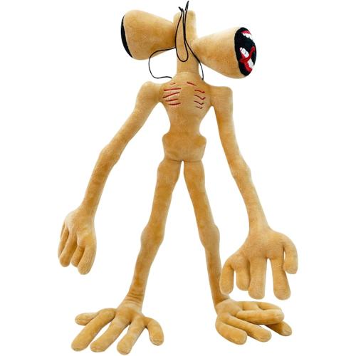 Monster Plush Stuffed Toys Limbs Movable Cartoon Cat and Dog Doll 22 inch, Plush Toys for Home Decoration The Best Gift for Halloween and Christmas Party Birthday Gift (Brown Head)