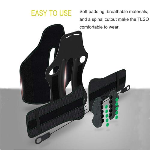 Size XXL TLSO Thoracic Full Back Brace for Men Women for Kyphosis, Post Op Recovery, Compression Fractures, Scoliosis, DDD, Herniated Discs, Adjustable Thoracic Lumbar Spine Support(Size XXL)