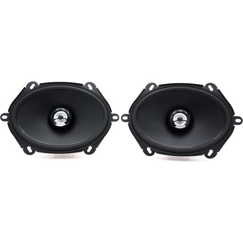Black HERTZ Dieci Series DCX-5703 5x7 Two-Way Coaxial Speakers - Pair