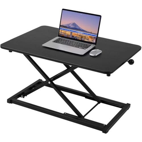 Standing Desk Converter Adjustable Height,Keyboard Riser for Stand Up Desk Riser,Computer Keyboard Stand for Desktop,Ergonomic Sit Stand Computer Workstations Black Size 23.6 Inch