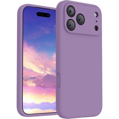 FireNova Magnetic for iPhone 17 Pro Max Case, Compatible with MagSafe, [Integrated Silicone Camera Control Button] [Camera Protection] Anti-Scratch Microfiber Lining Phone Case, 6.9, Light Purple