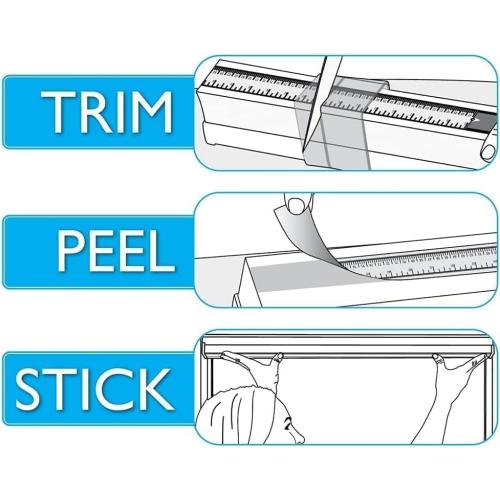 Color Natural Redi Shade No Tools Easy Lift Trim-at-Home Cordless Pleated Light Filtering Fabric Shade Natural